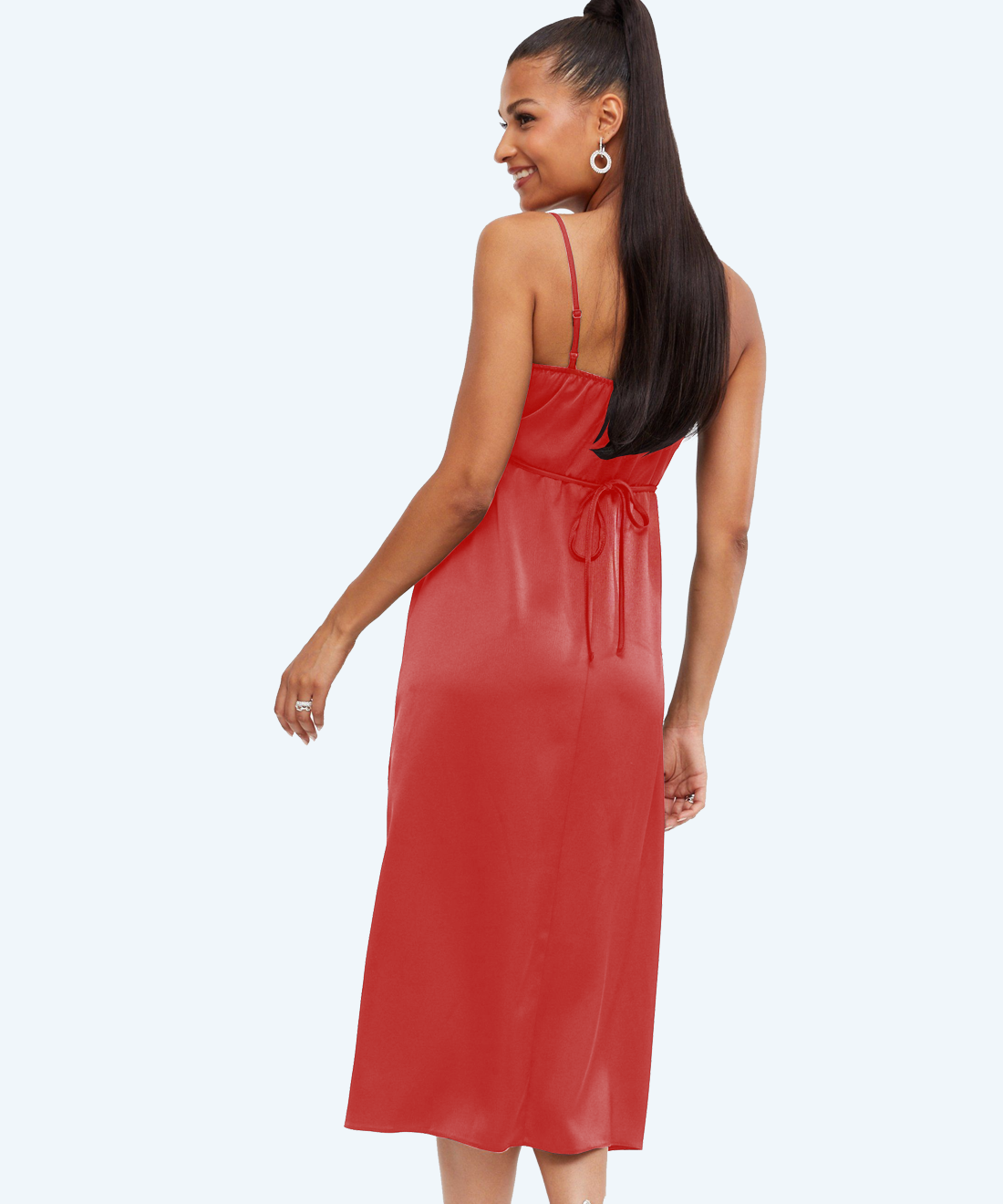 Slim dress linen style