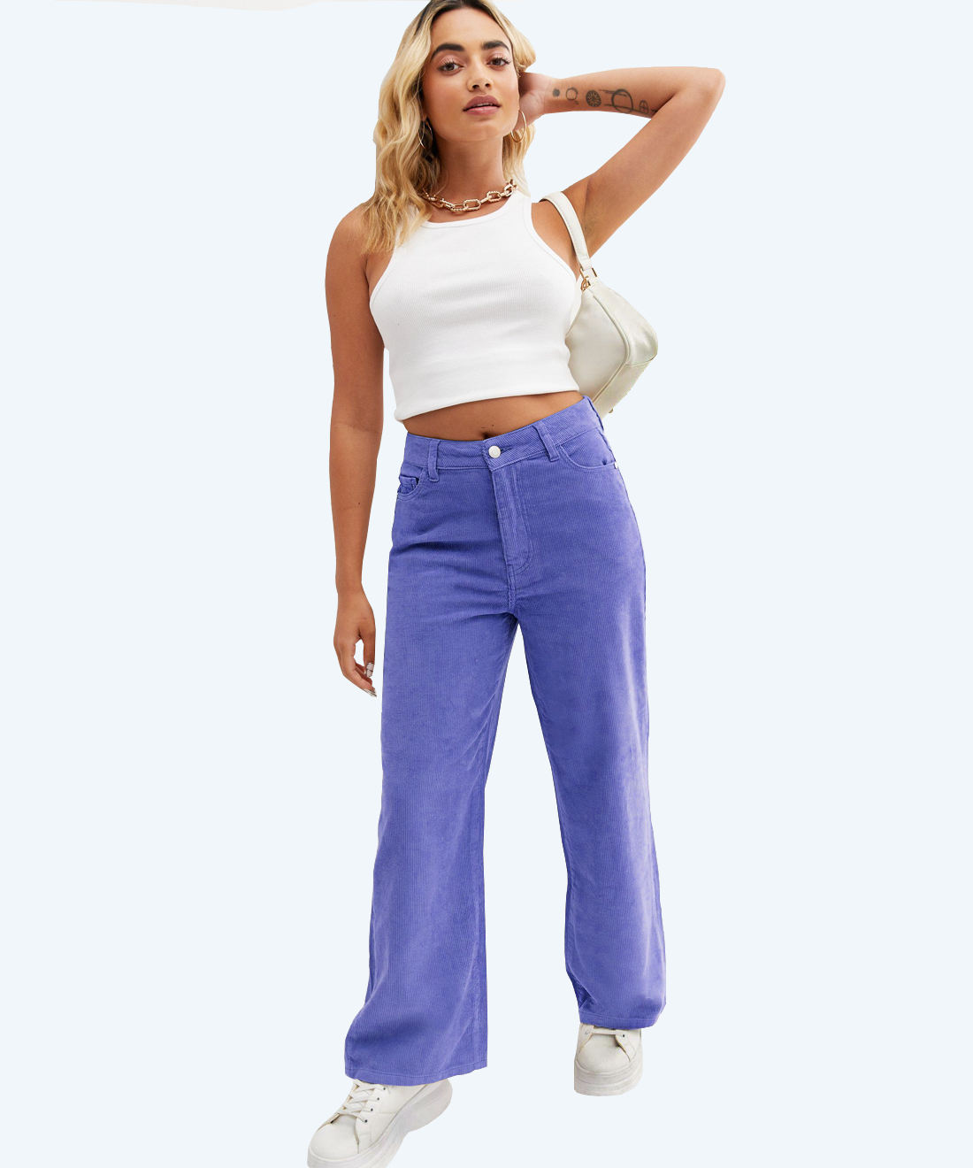 Wide leg jeans