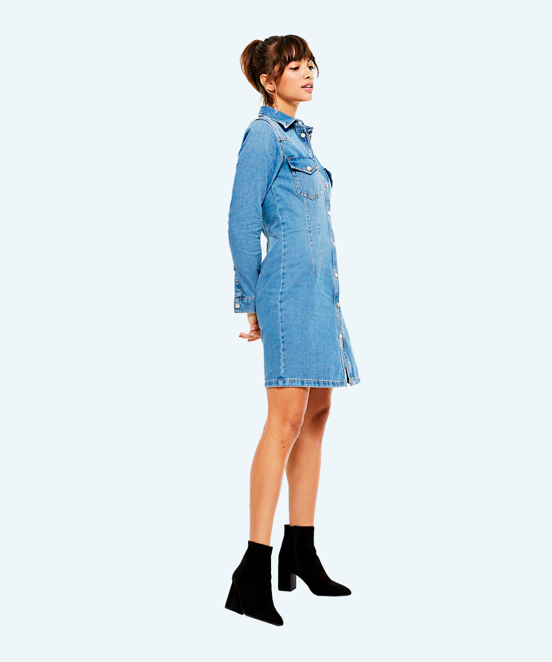 Denim dress for girls