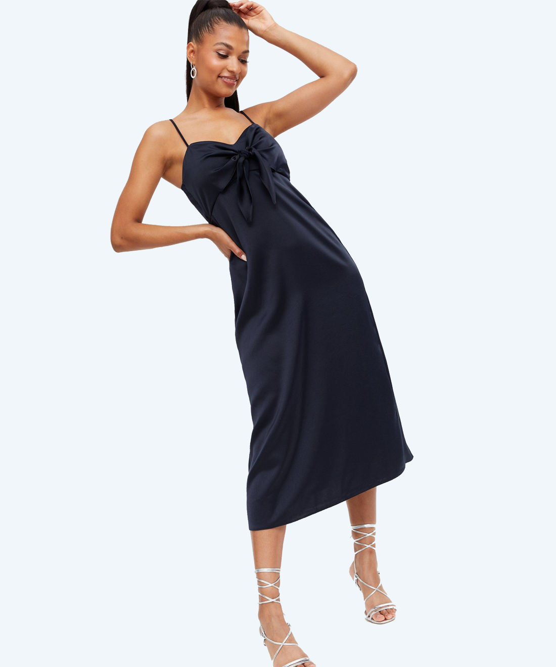 Slim dress linen style