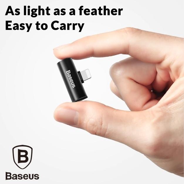 Baseus 3 in 1 Charging+Music+Calling Lightning iPhone male to Dual iPhone Female adopter