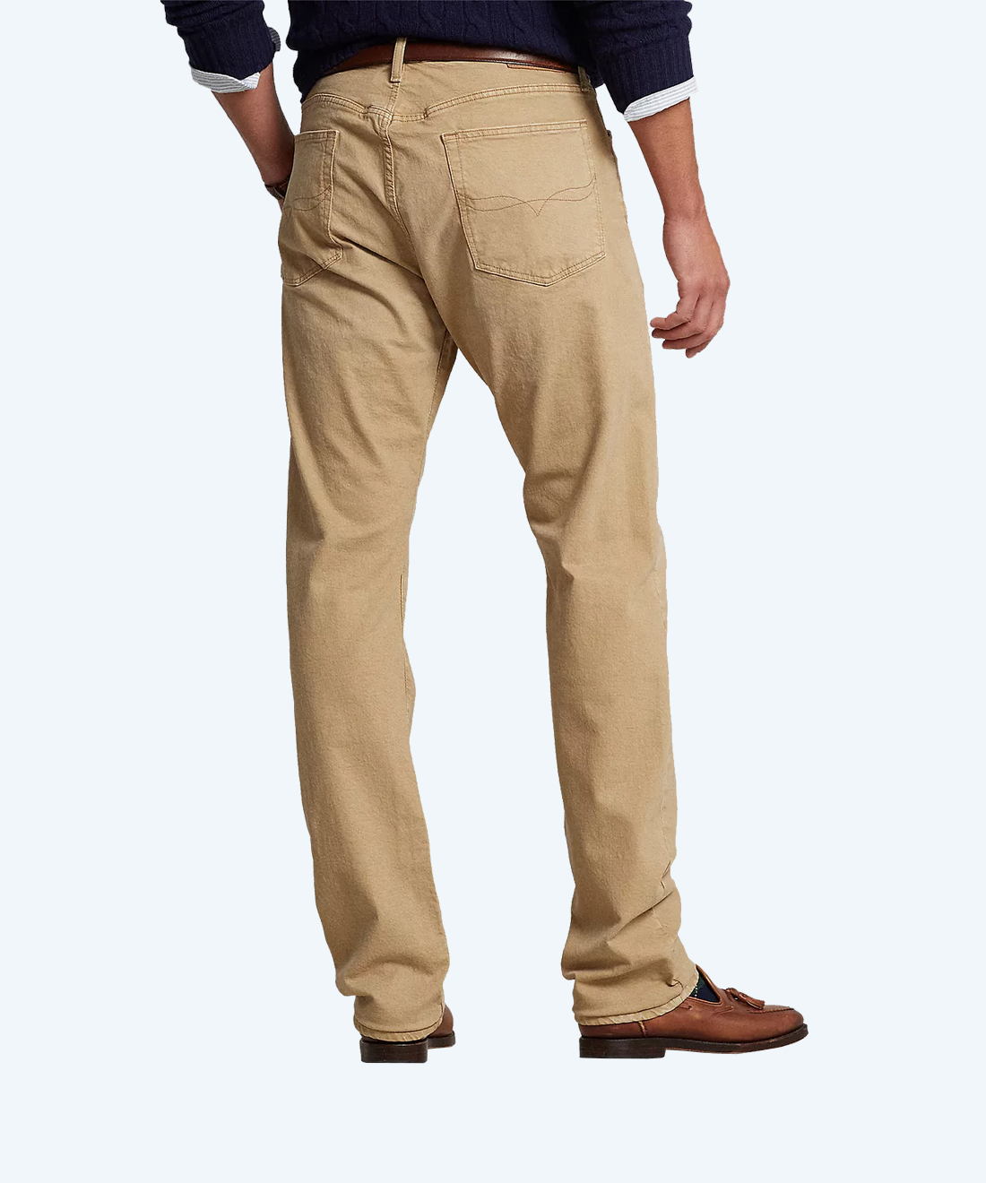 Demi-season denim trousers