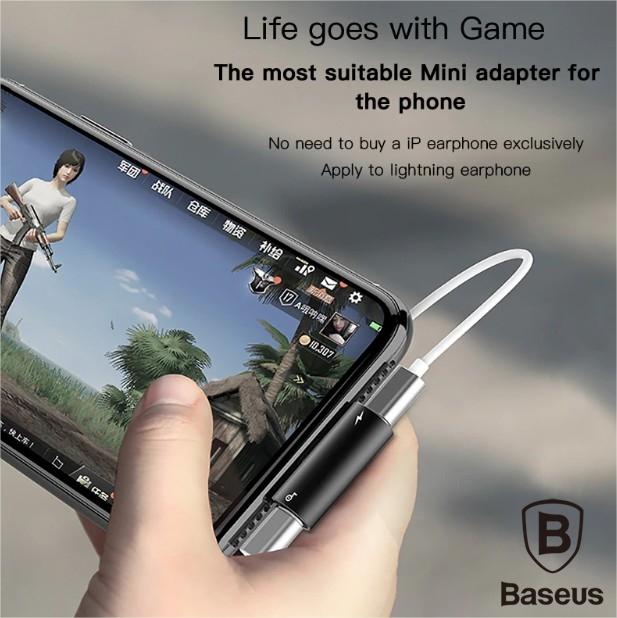 Baseus 3 in 1 Charging+Music+Calling Lightning iPhone male to Dual iPhone Female adopter