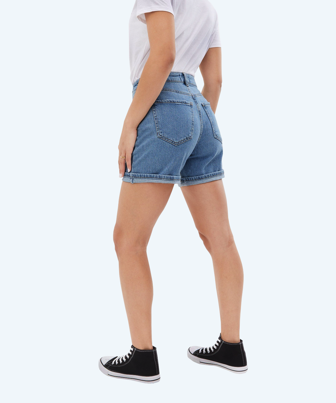 Short denim shorts