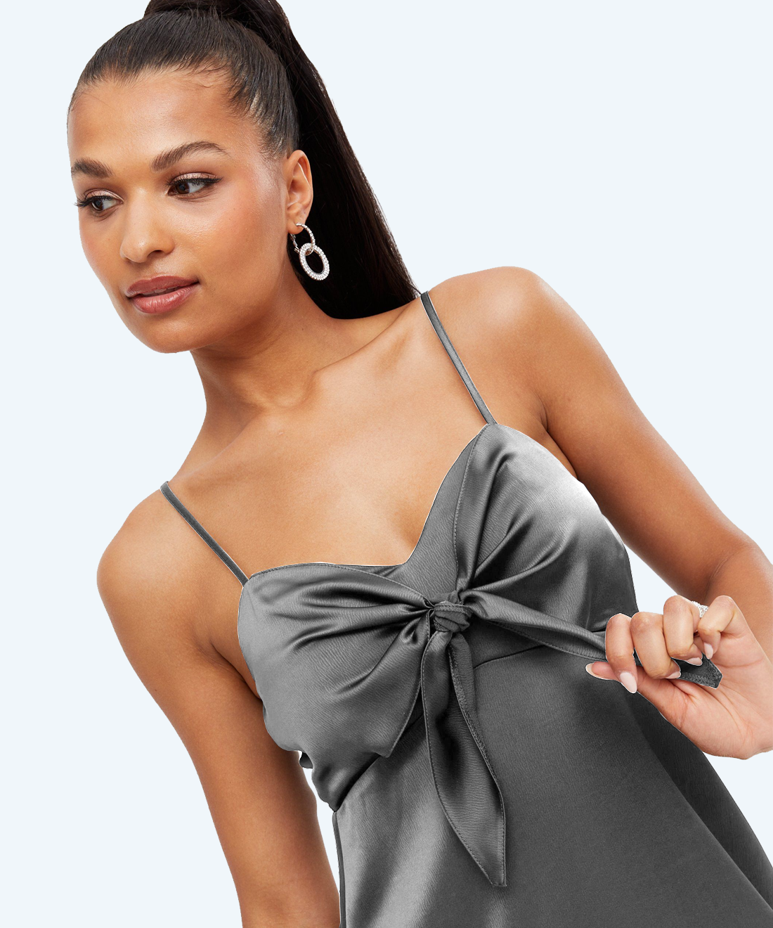 Slim dress linen style