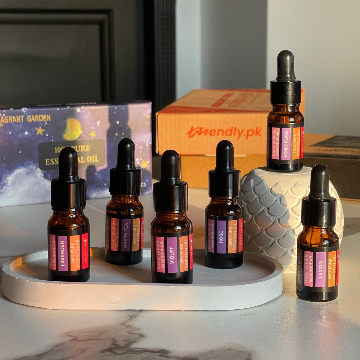 100% Pure Essential Oil Gift Set for Diffuser & Humidifier - Perfect for Relaxation