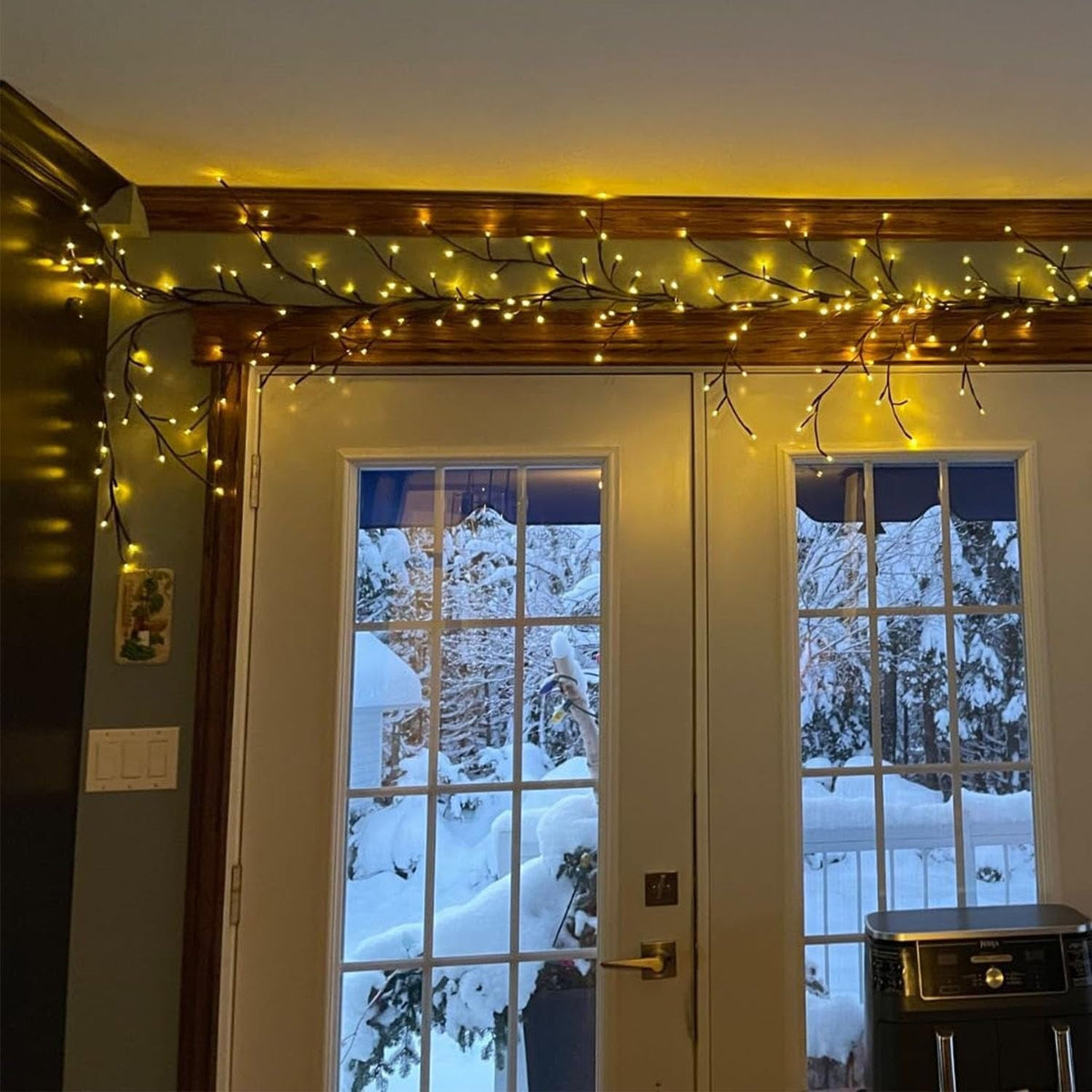 96 LED Large Size Warm White Tree Branch Smart LED with Remote