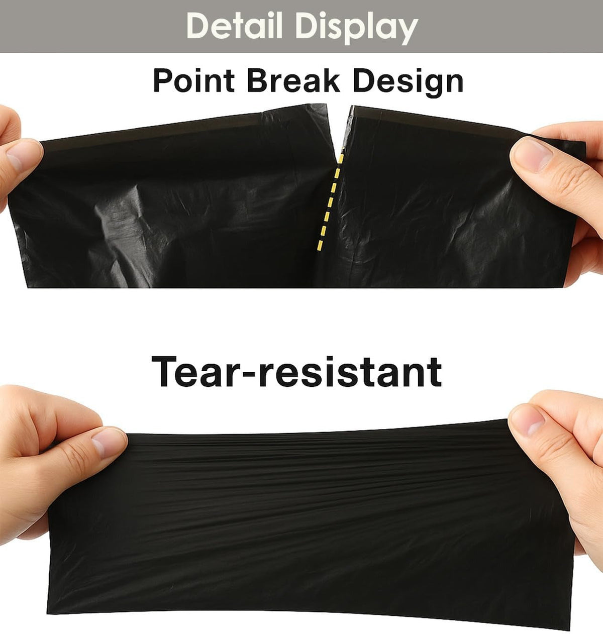 Pack of 5 pcs Mini Trash Bags for Car (60 Bags/Roll)