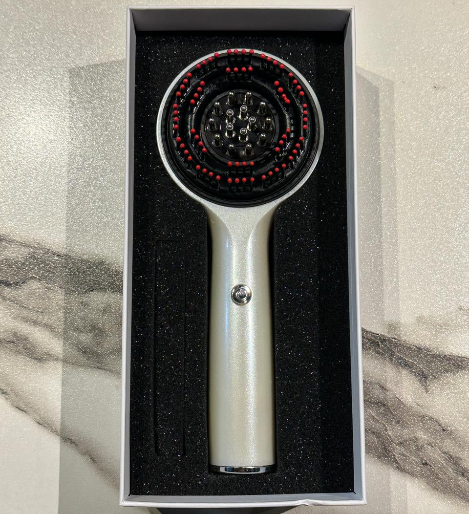 Electric Scalp Massage Comb ā With Vibration & LED Therapy Rechargeable