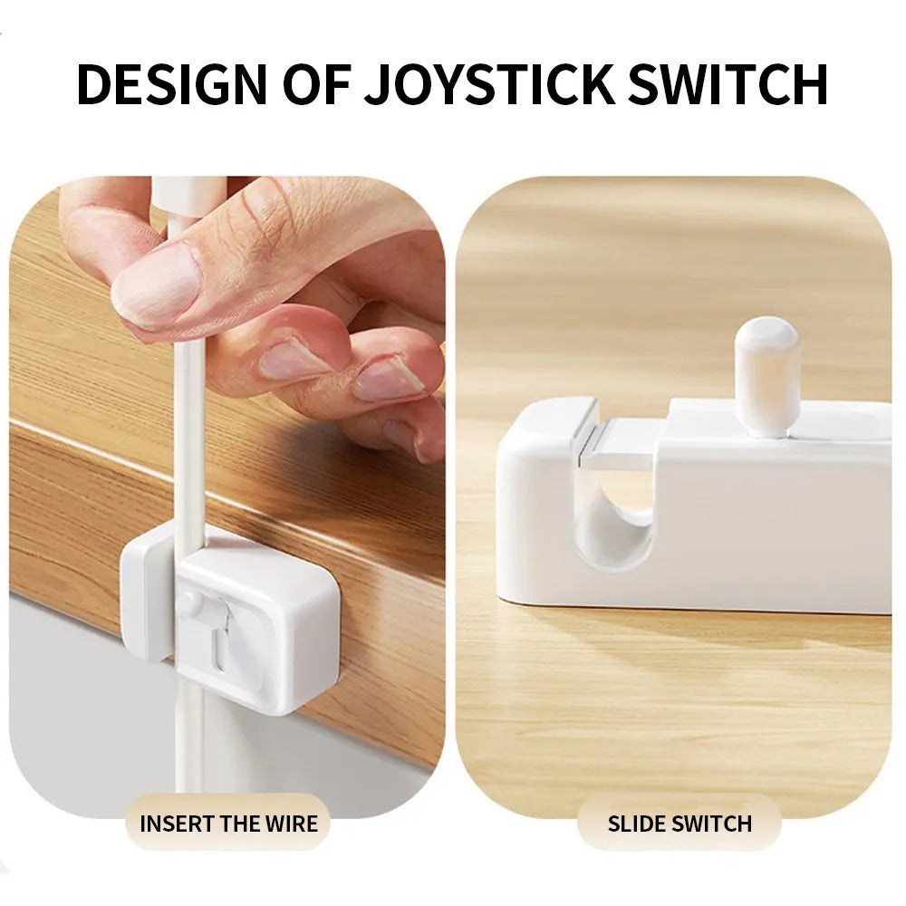 Magnetic Cable Organizer Clip โ Desk Mount for Charging Cables