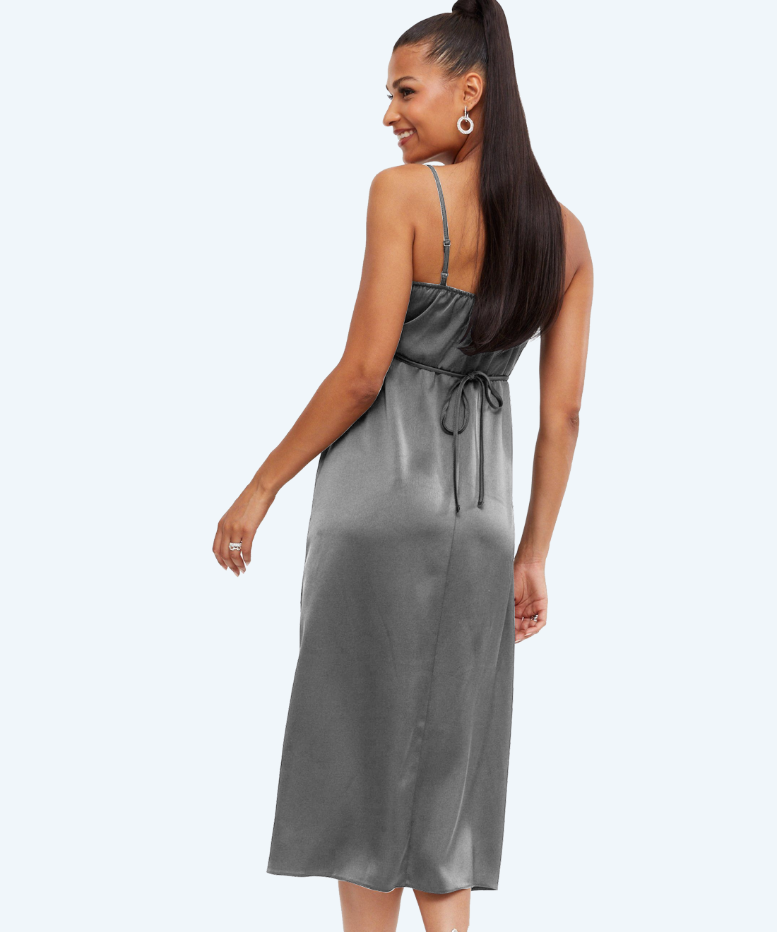 Slim dress linen style