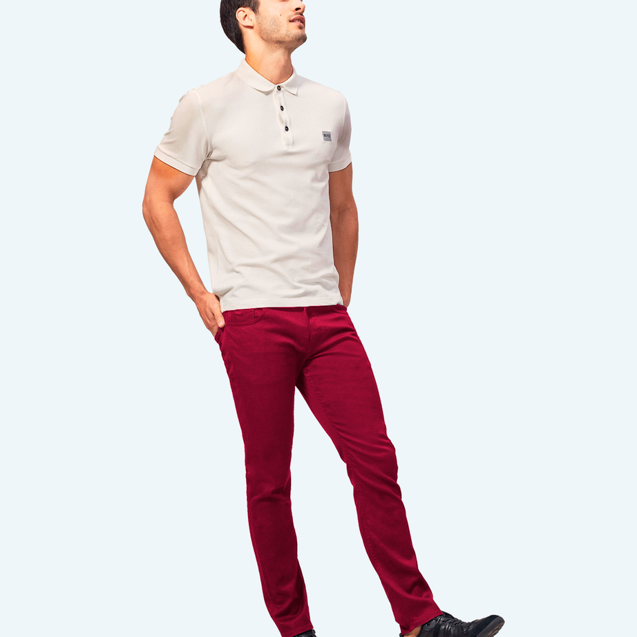 Classic denim trousers