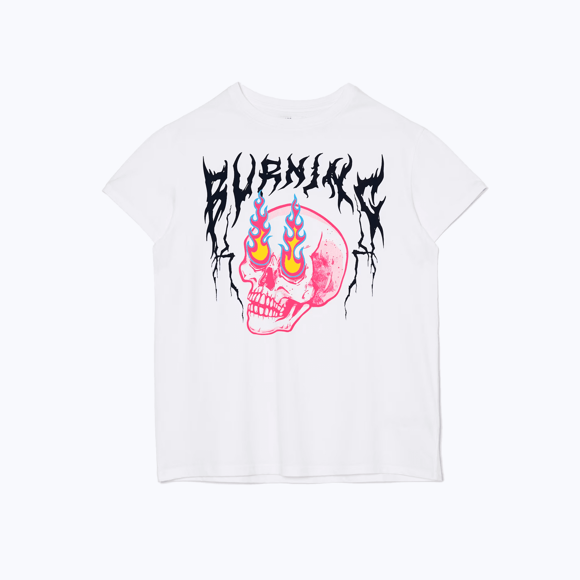 Text printed T-shirt