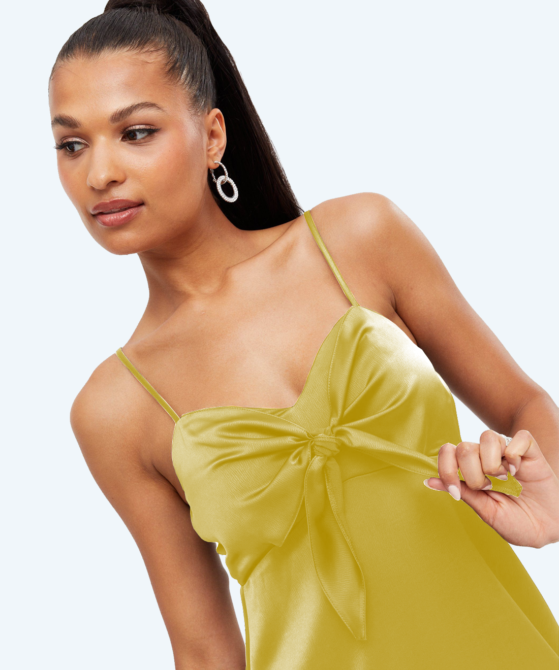 Slim dress linen style