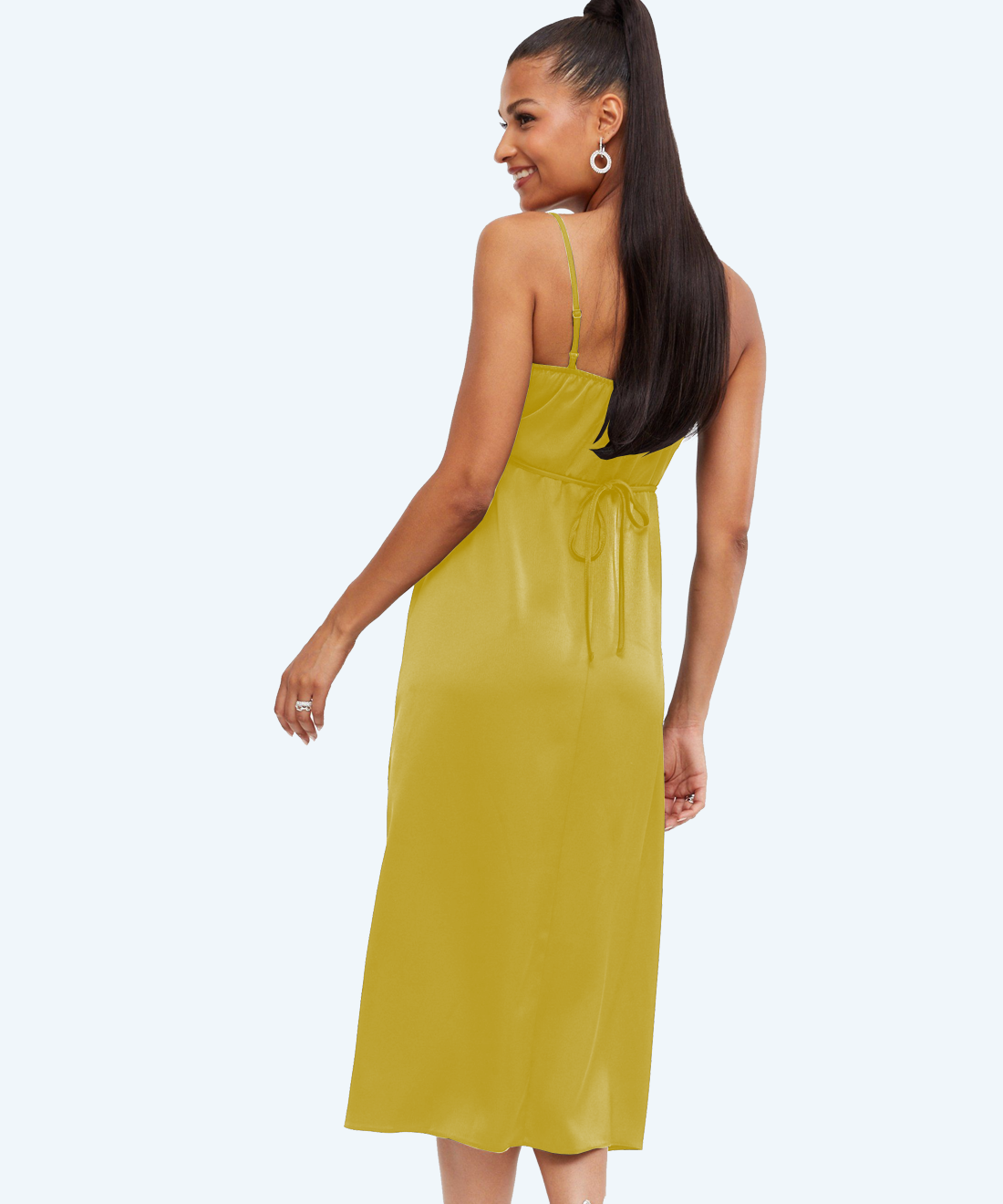 Slim dress linen style