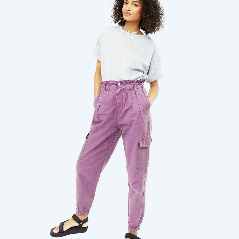 High waist trousers