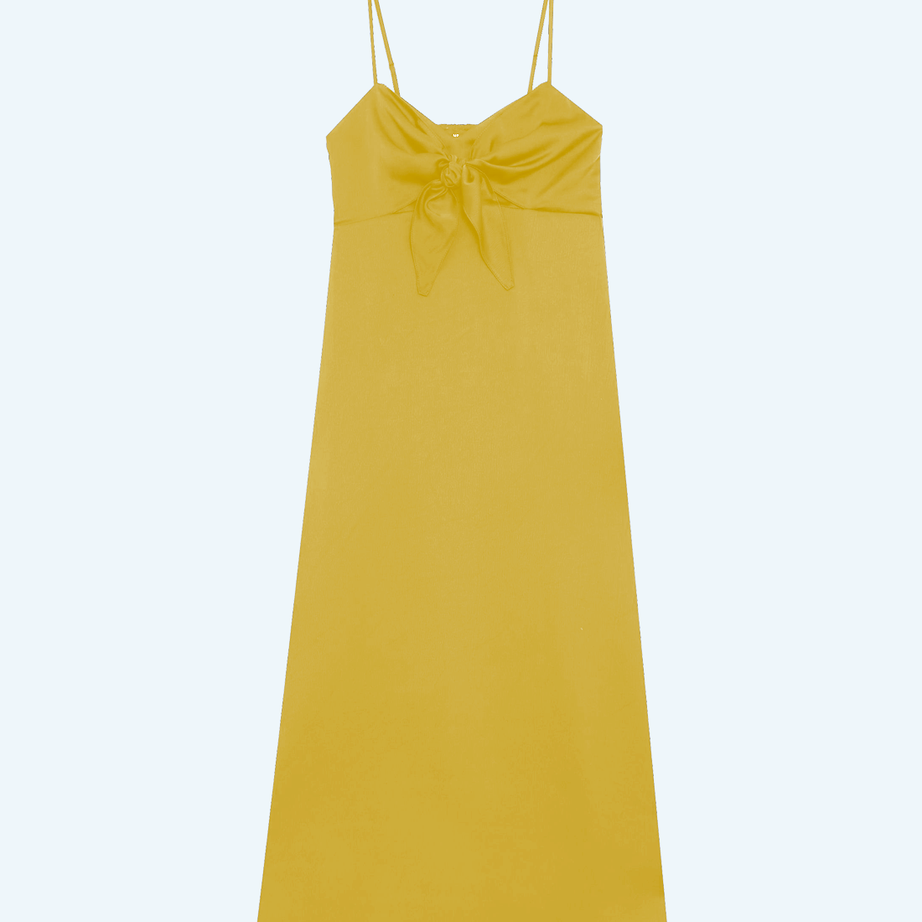 Slim dress linen style