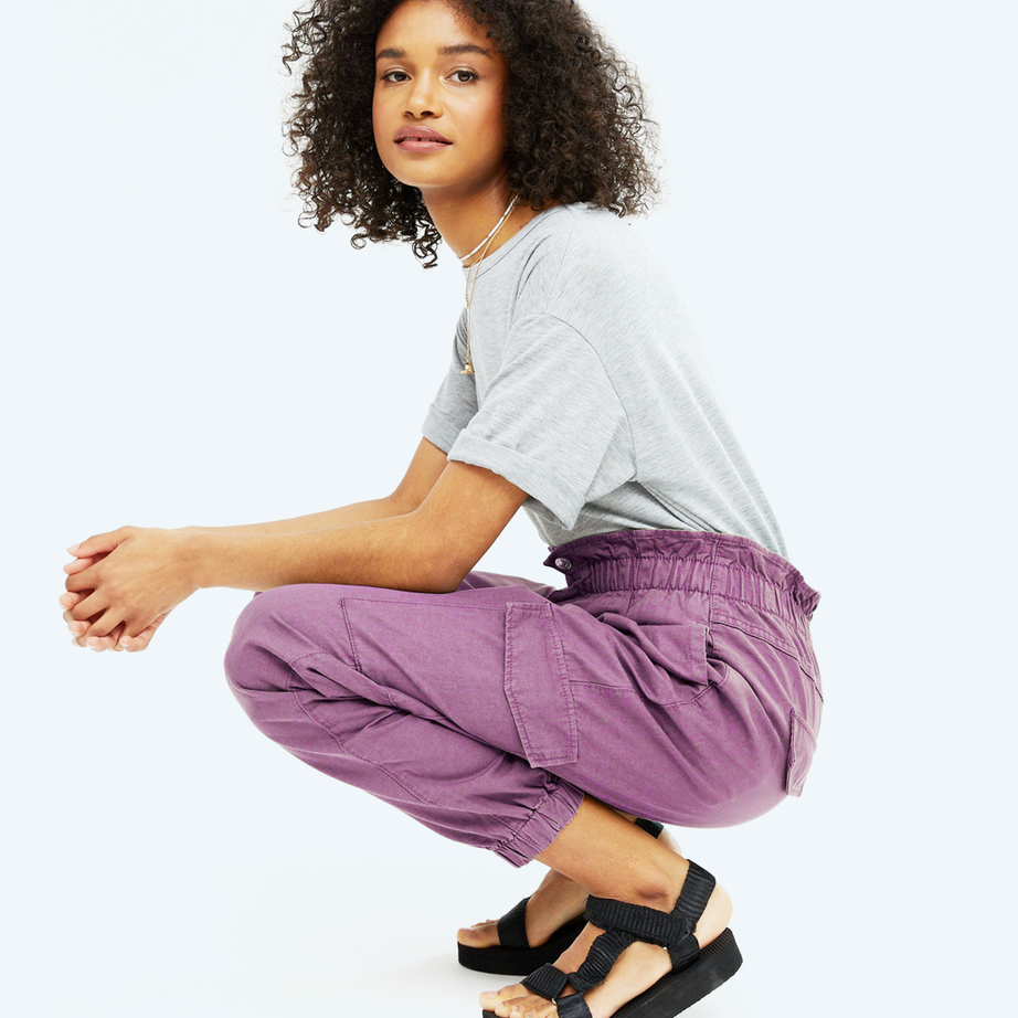 High waist trousers