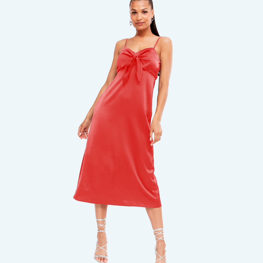 Slim dress linen style