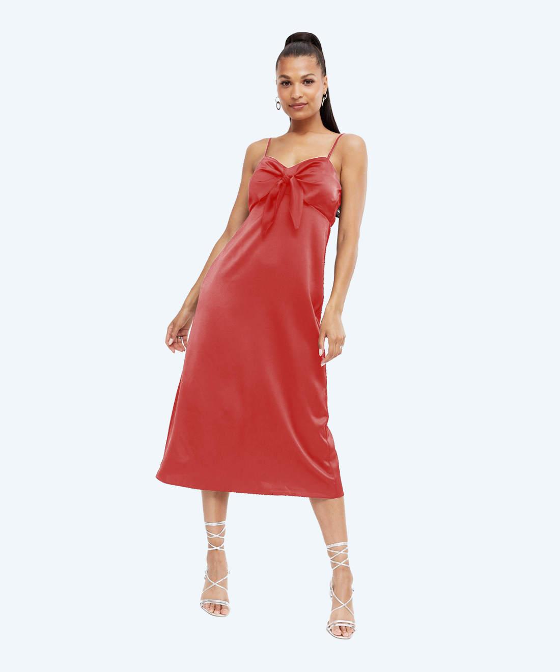 Slim dress linen style