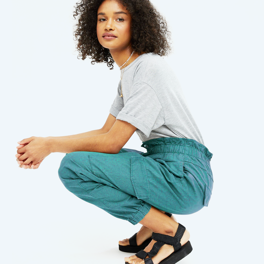 High waist trousers