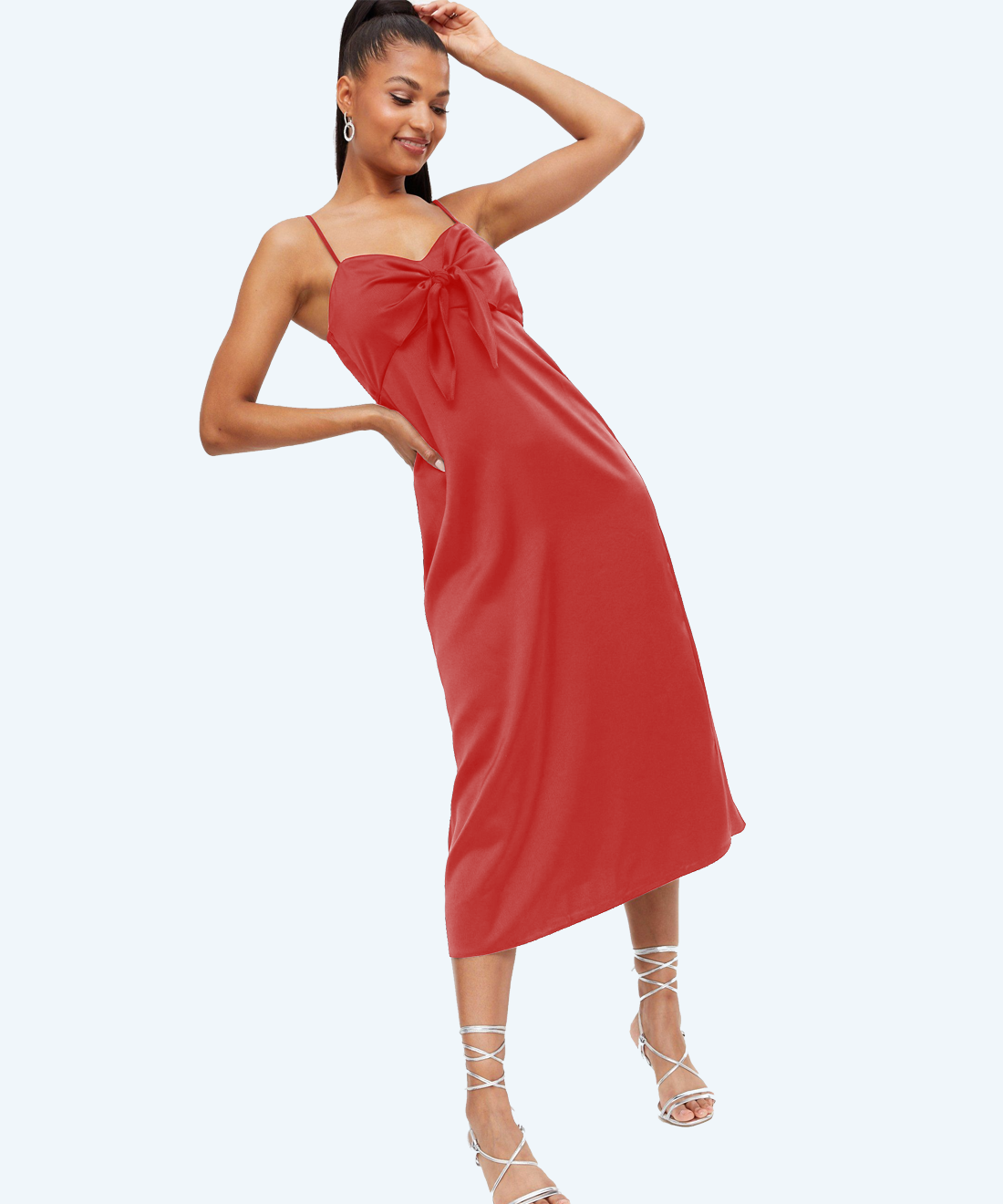 Slim dress linen style
