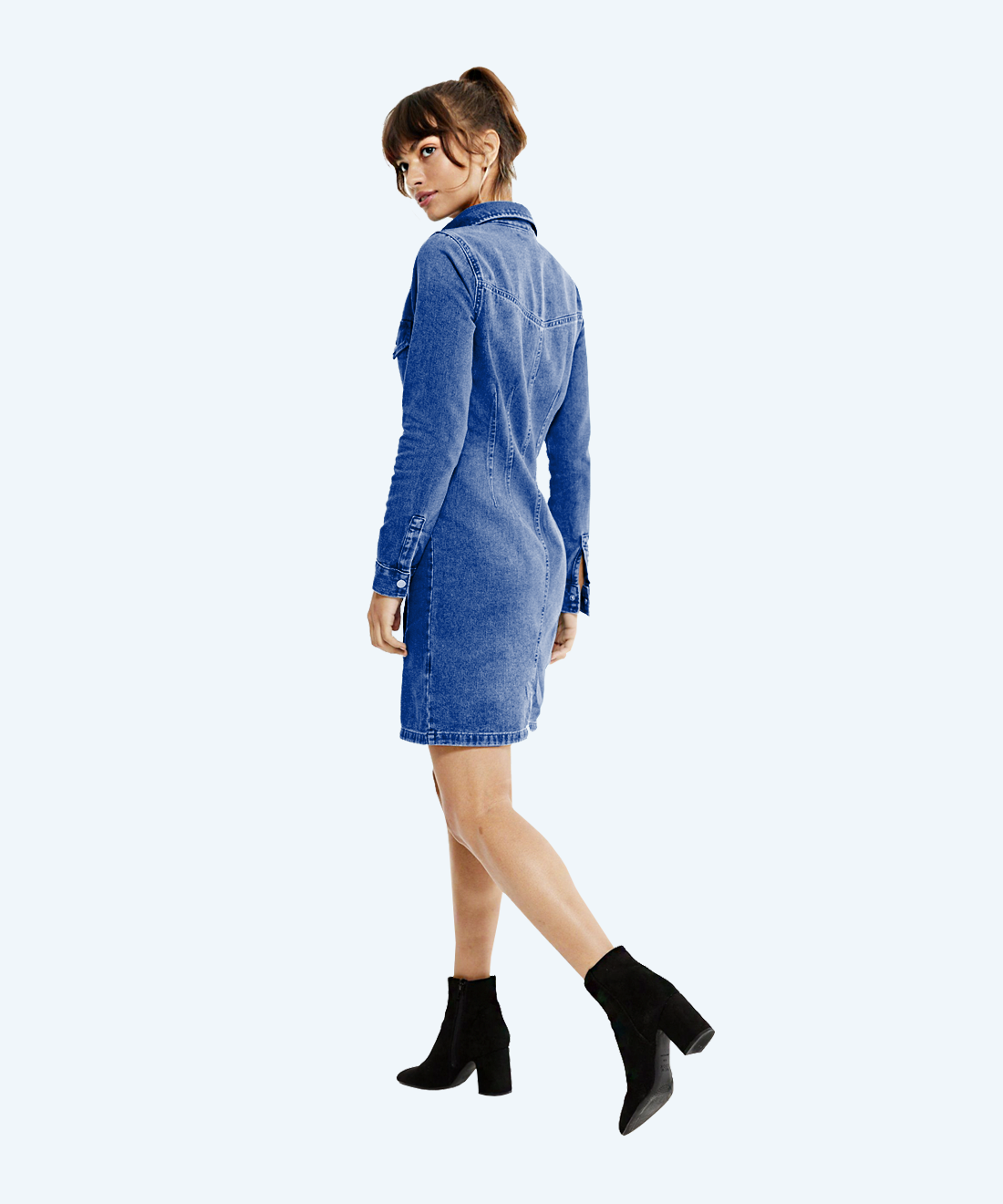 Denim dress for girls