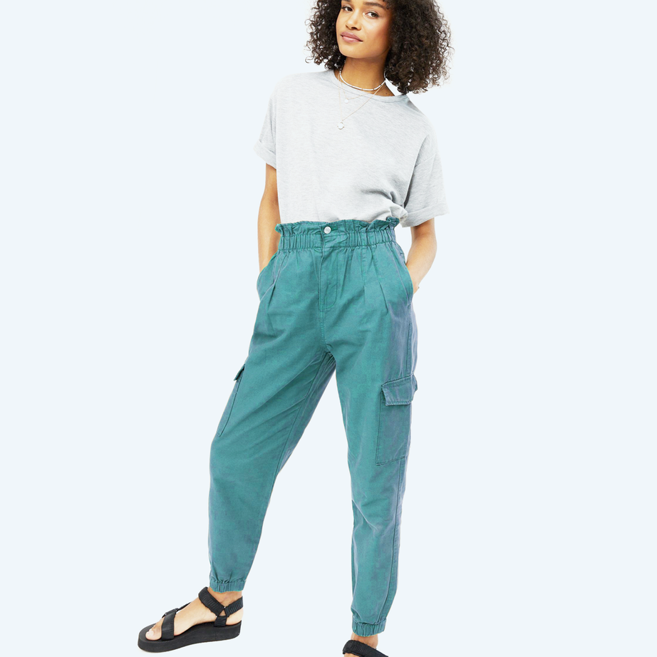 High waist trousers