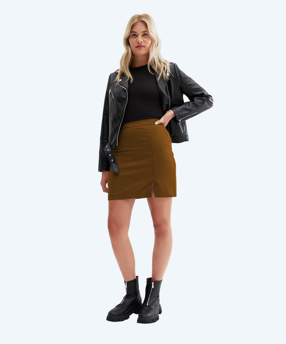 Strict short skirt