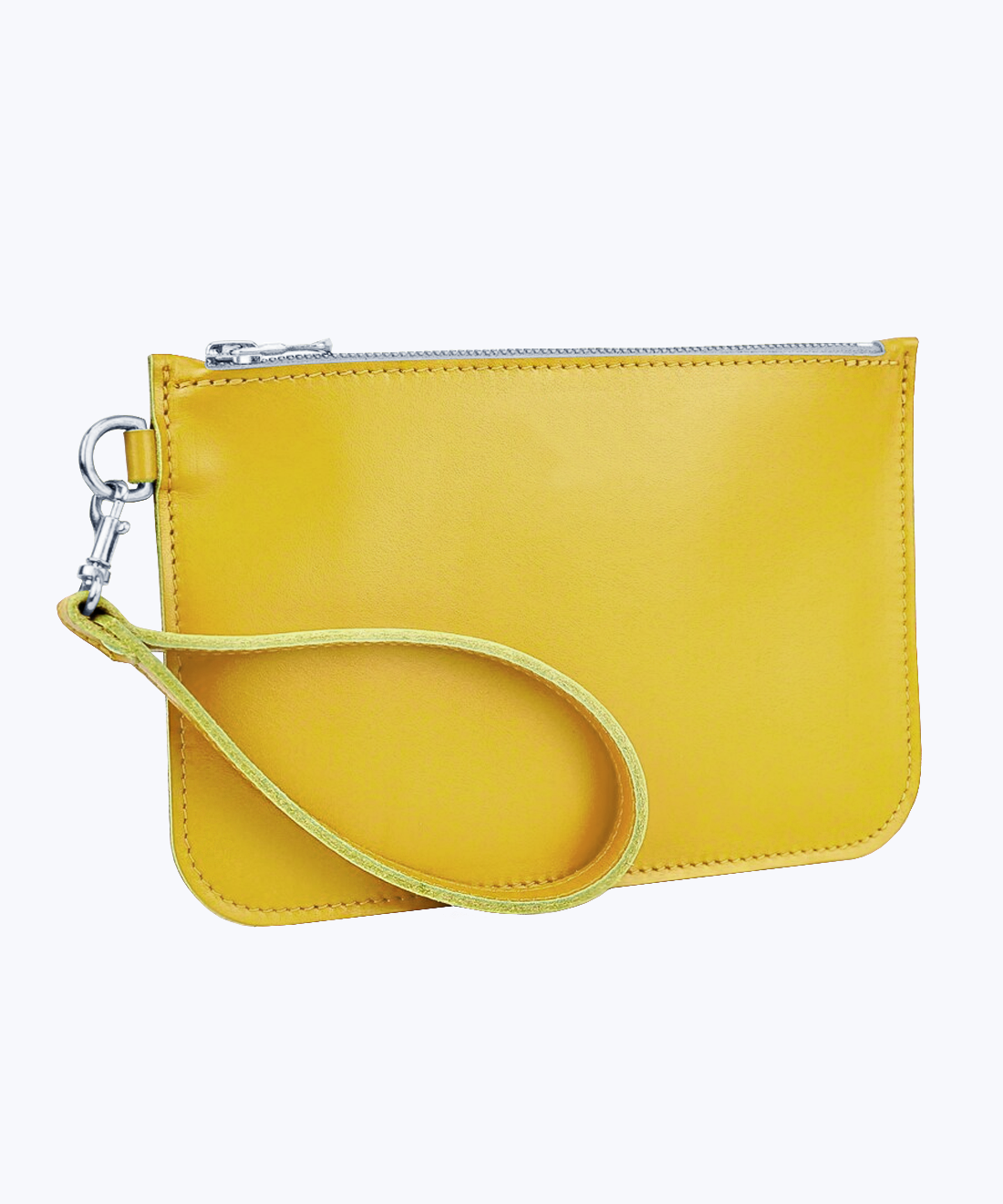Clutch with wrist strap