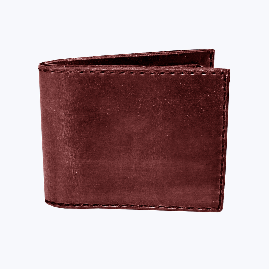 Rough leather wallet