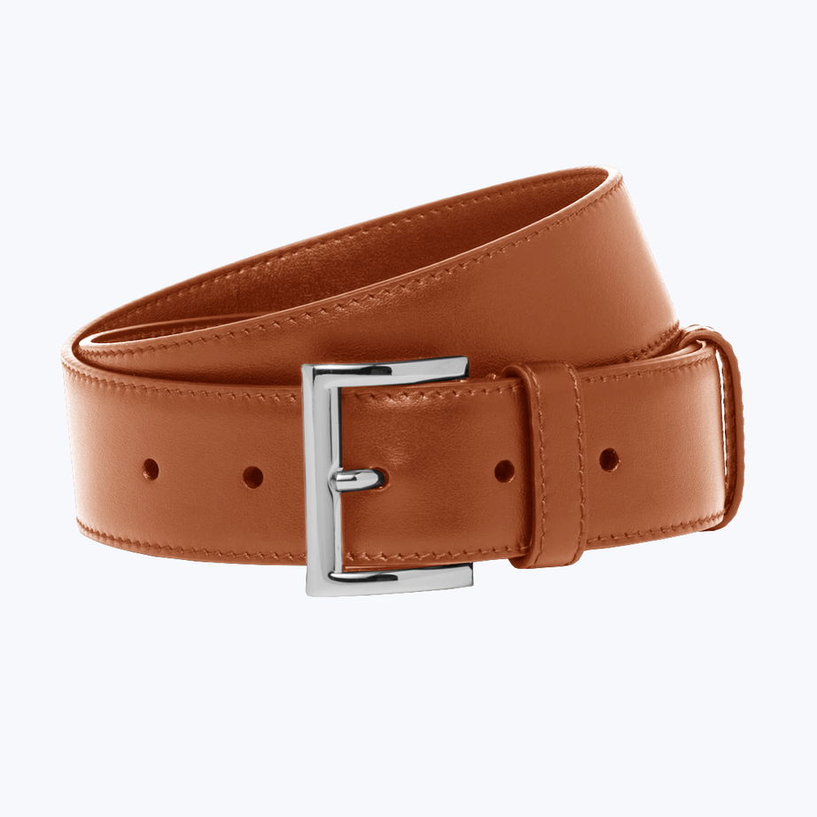 Men's leather belt