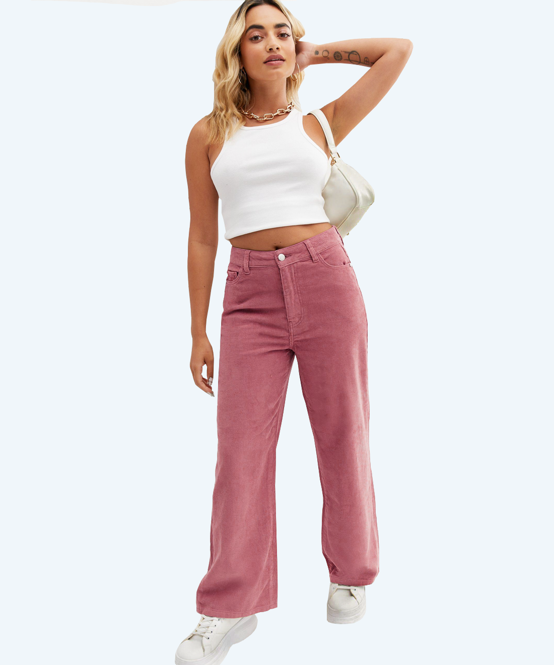 Wide leg jeans