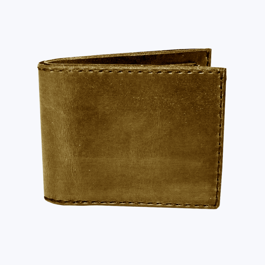 Rough leather wallet