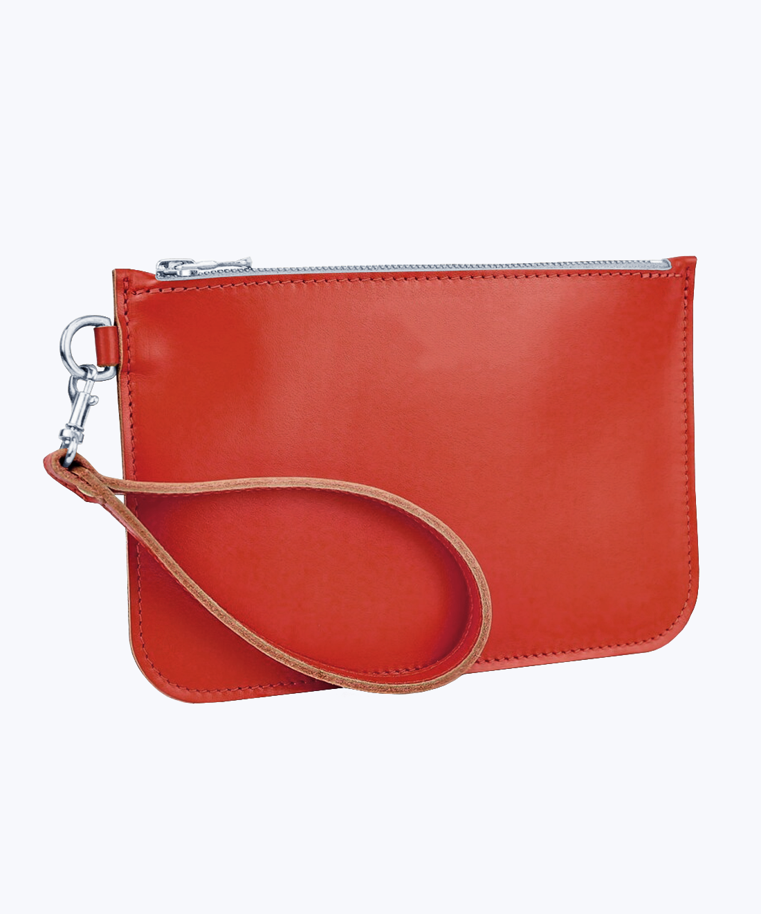 Clutch with wrist strap