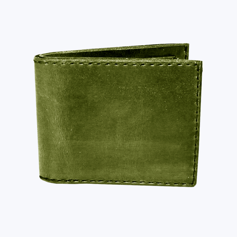 Rough leather wallet