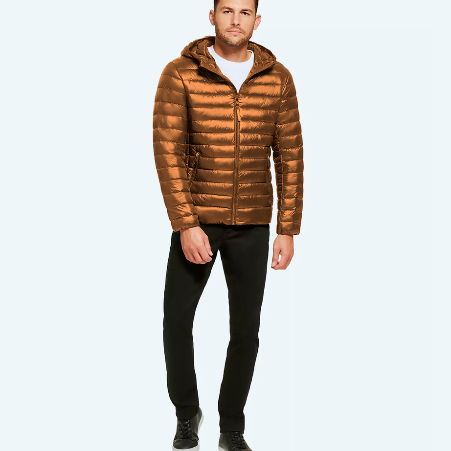 Satin padded jacket