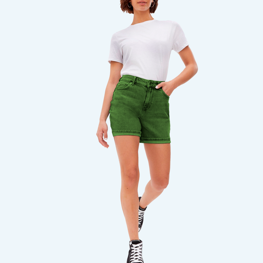 Short denim shorts
