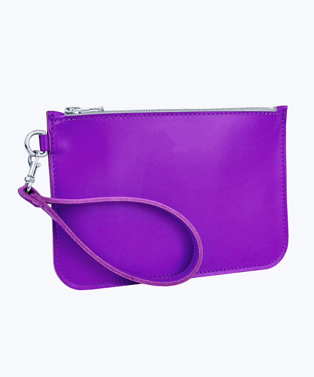 Clutch with wrist strap