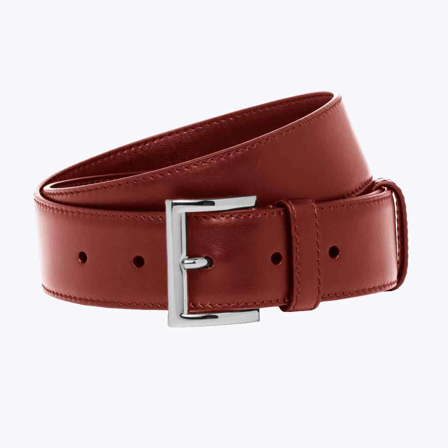 Men's leather belt