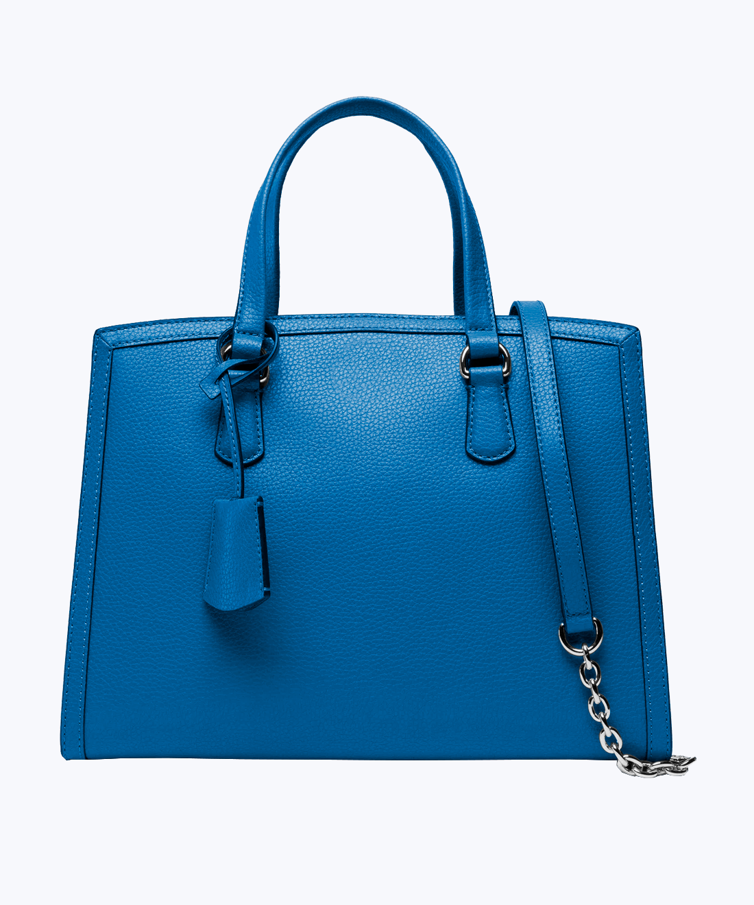 Leather tote bag