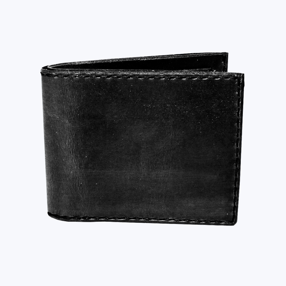 Rough leather wallet