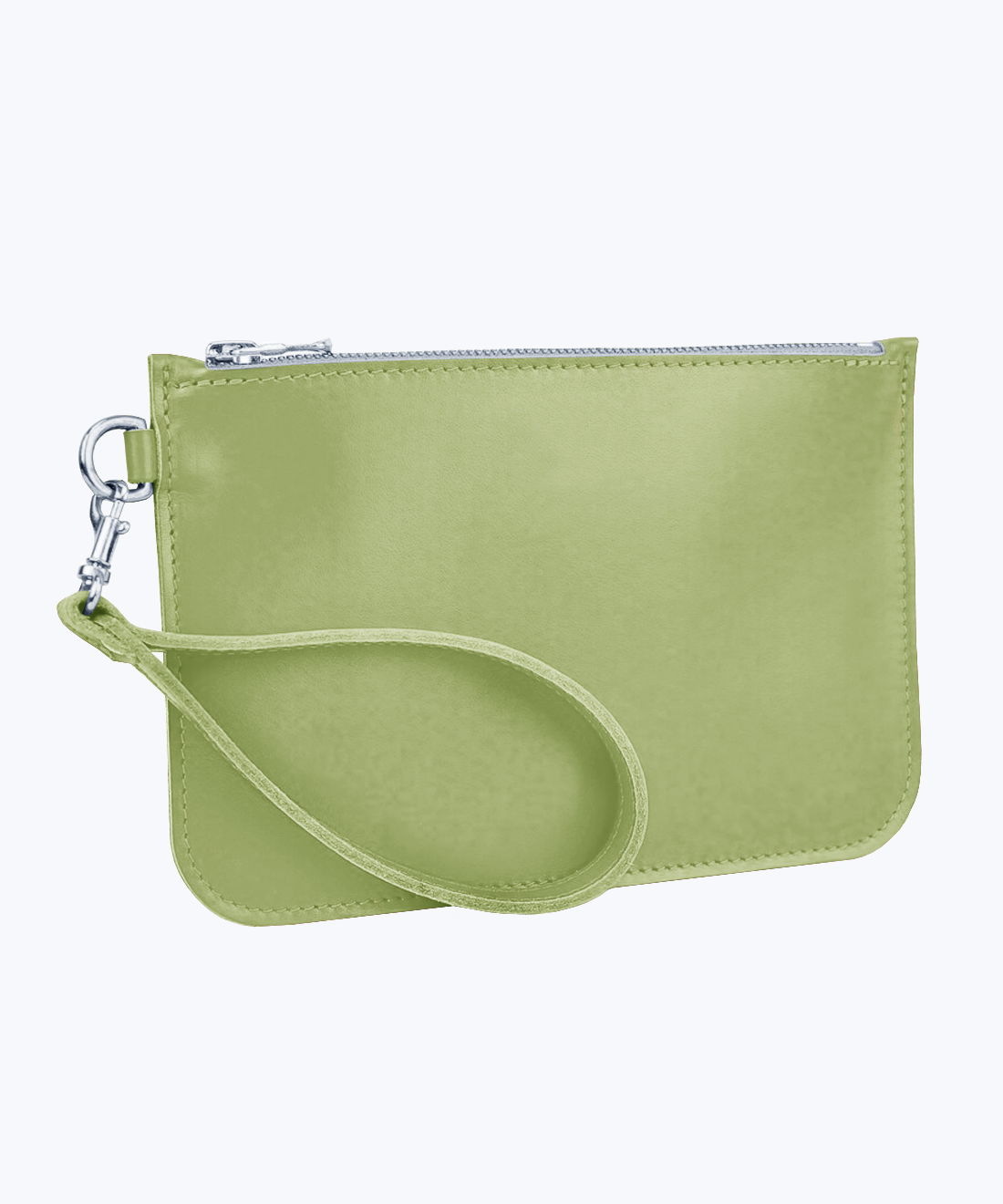 Clutch with wrist strap
