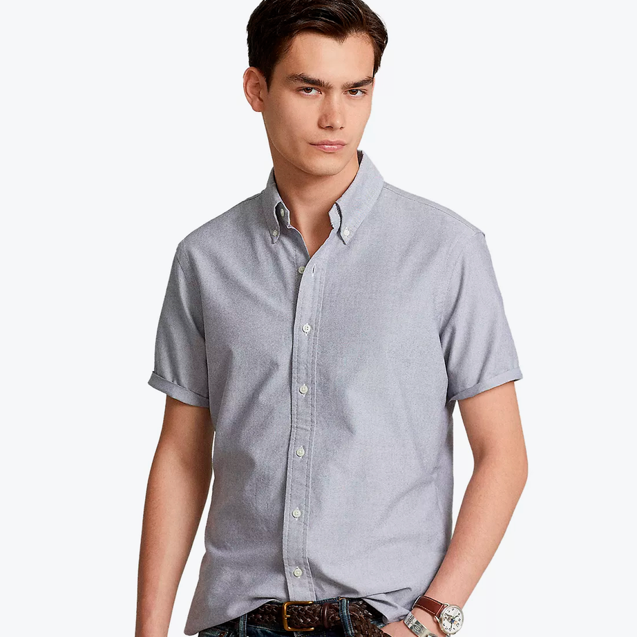 Cotton short sleeve shirt