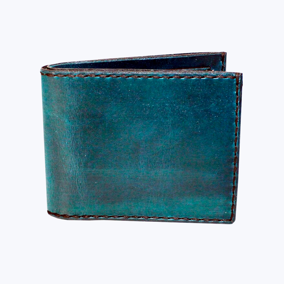 Rough leather wallet