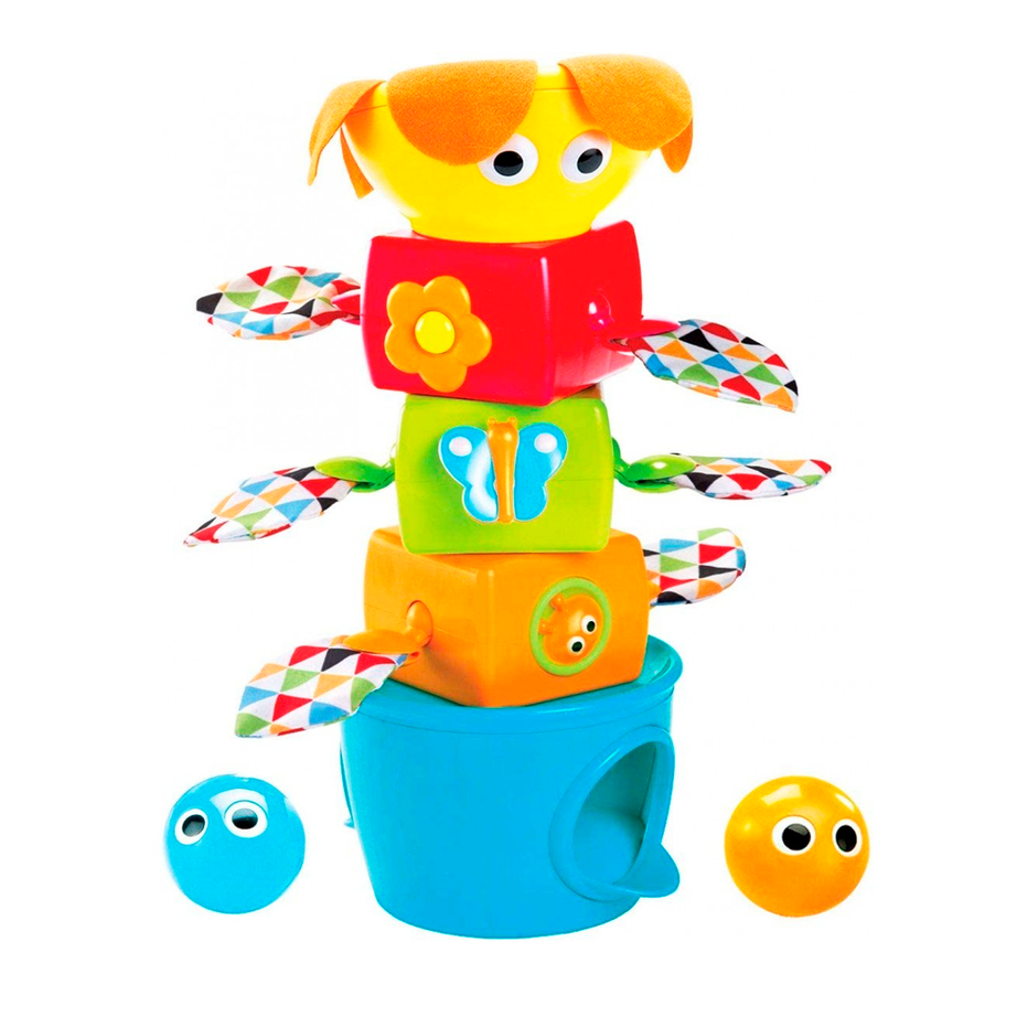 Pyramid flower toy