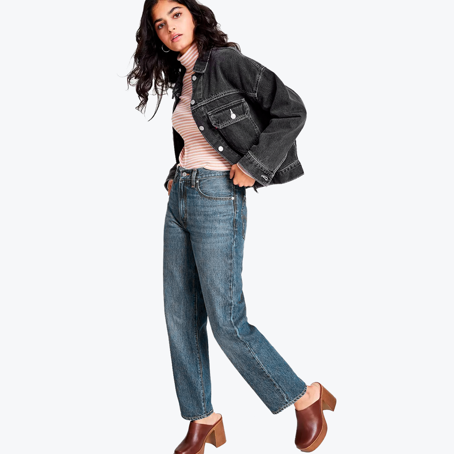 Oversized denim jacket