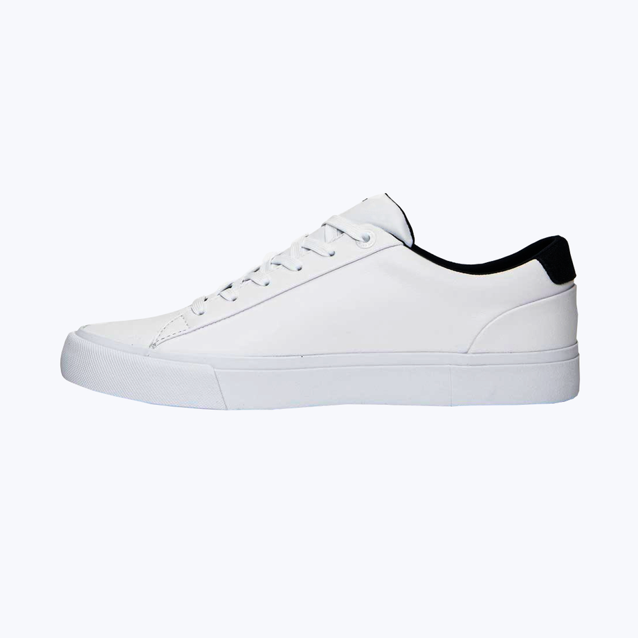 White leather sneakers