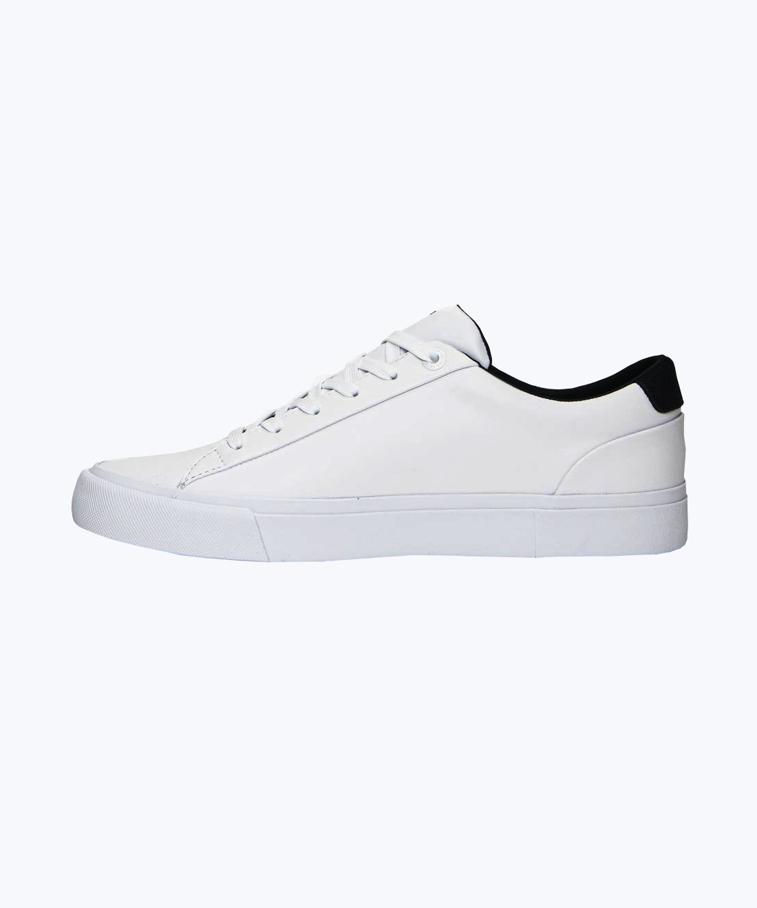 White leather sneakers