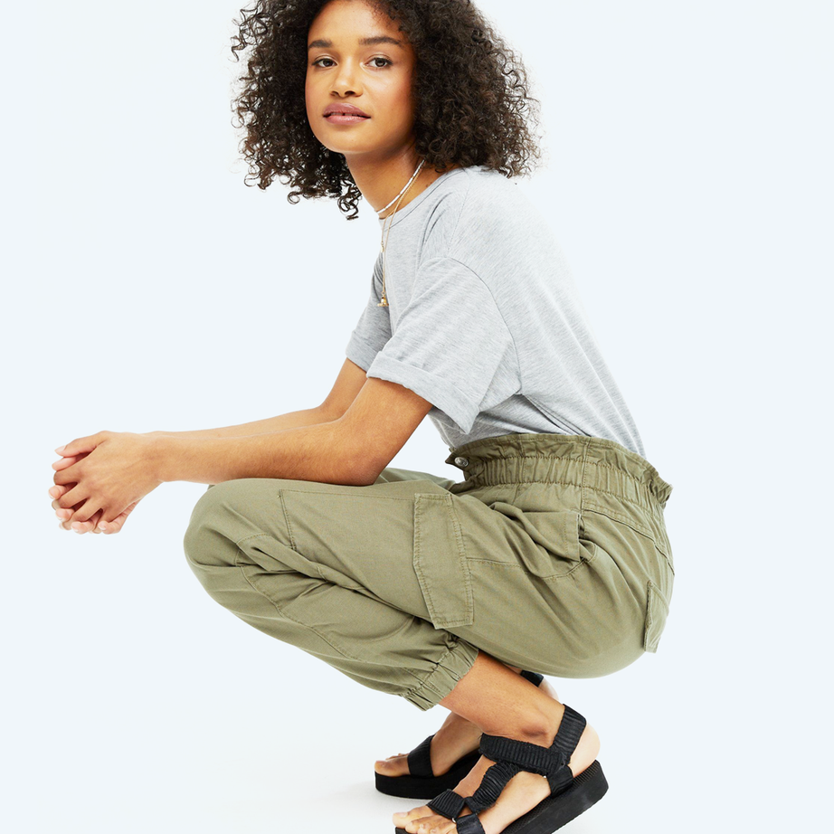 High waist trousers